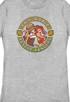 Gray Womens Chip 'n Dale Rescue Rangers Shirt