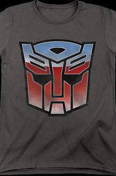 Womens Classic Autobots Logo Transformers Shirt