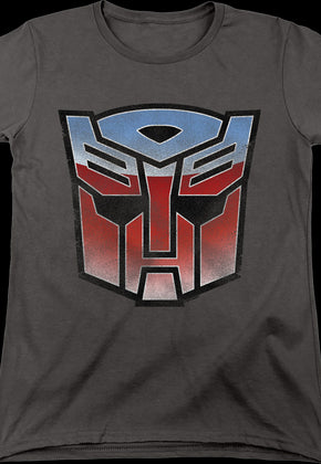 Womens Classic Autobots Logo Transformers Shirt