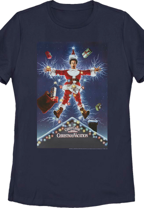 Womens Classic Poster National Lampoon's Christmas Vacation Shirt