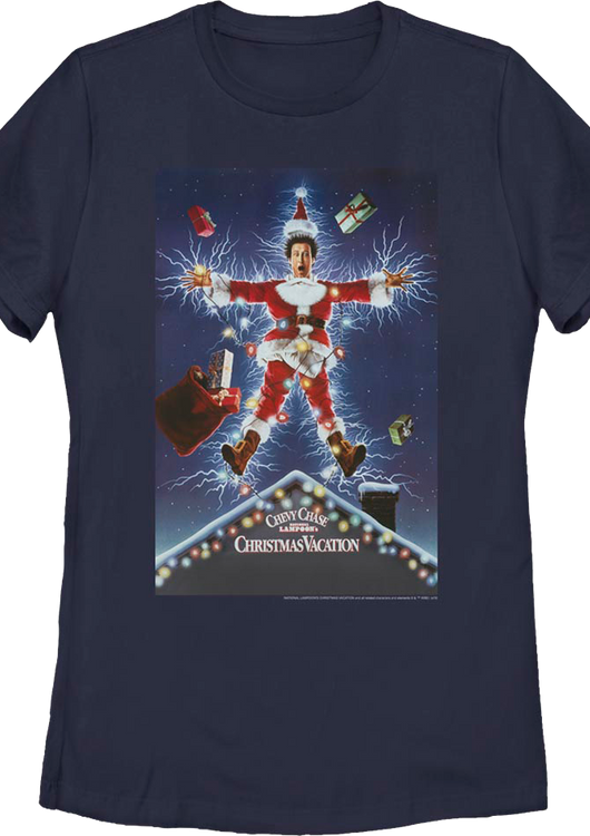 Womens Classic Poster National Lampoon's Christmas Vacation Shirt - main product image