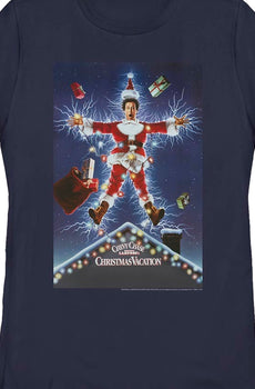 Womens Classic Poster National Lampoon's Christmas Vacation Shirt
