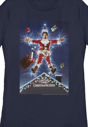 Womens Classic Poster National Lampoon's Christmas Vacation Shirt