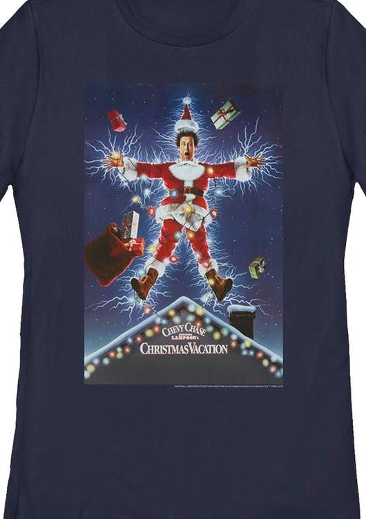 Womens Classic Poster National Lampoon's Christmas Vacation Shirt - main product image