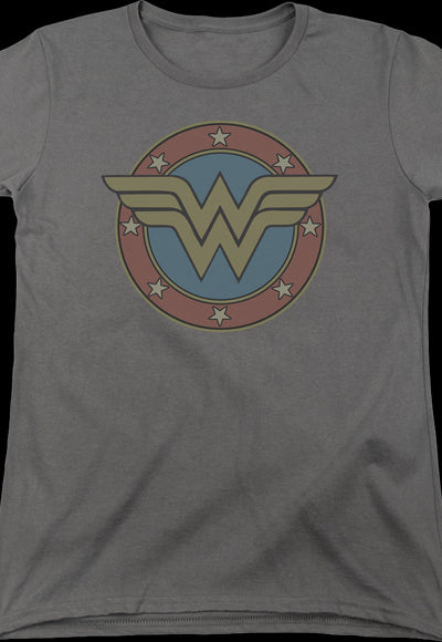 Womens Classic Wonder Woman Logo Shirt