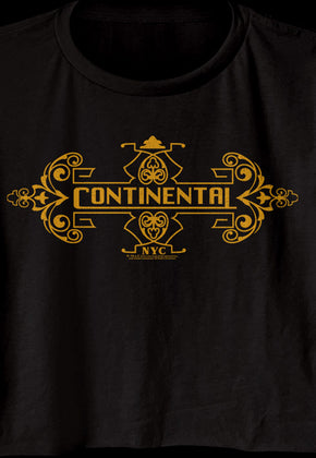 Womens Continental John Wick Crop Top