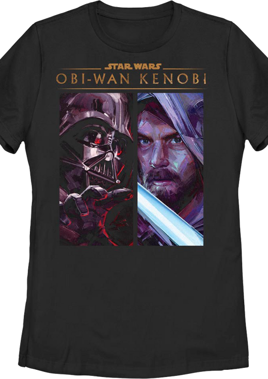 Womens Darth Vader and Obi-Wan Kenobi Star Wars Shirt - main product image