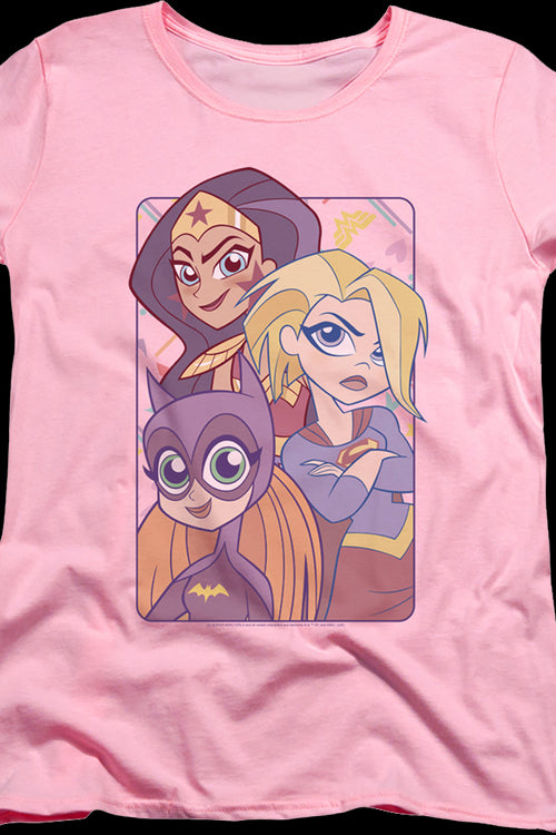 Womens DC Super Hero Girls Batgirl Supergirl Wonder Woman Shirtmain product image