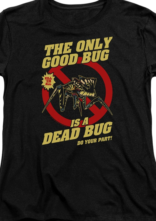 Womens Dead Bug Starship Troopers Shirt - main product image