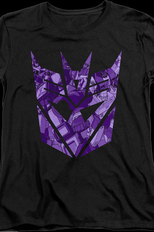 Womens Decepticon Logo Illustrations Transformers Shirtmain product image