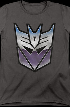 Womens Decepticon Vintage Logo Transformers Shirt