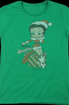 Womens Define Naughty Betty Boop Shirt