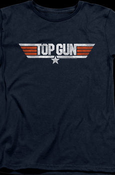 Womens Classic Logo Top Gun Shirt