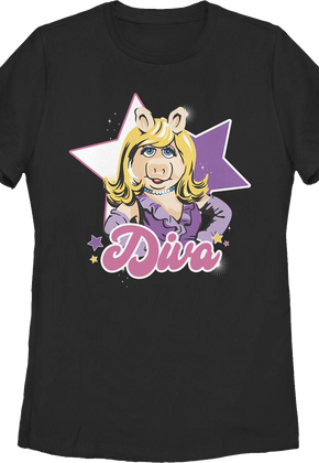 Womens Diva Miss Piggy Muppets Shirt