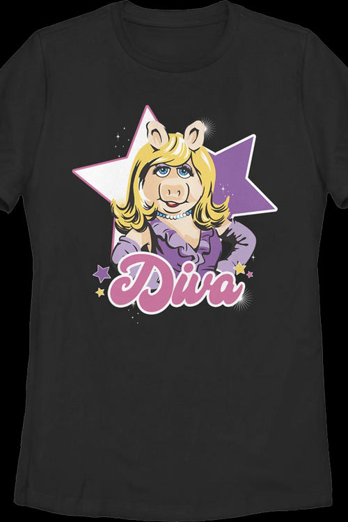 Womens Diva Miss Piggy Muppets Shirtmain product image