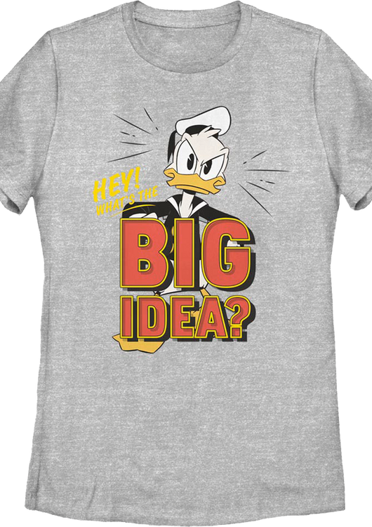 Womens Donald Duck What's The Big Idea DuckTales Shirt - main product image