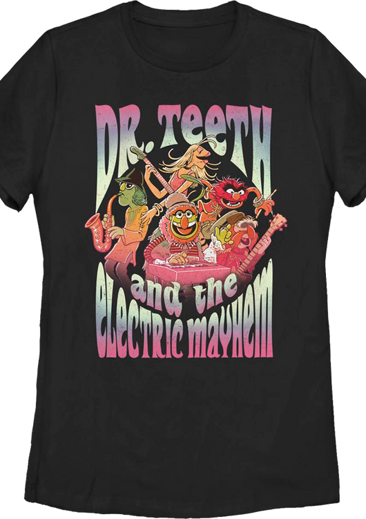 Womens Dr. Teeth and The Electric Mayhem Muppets Shirt - main product image