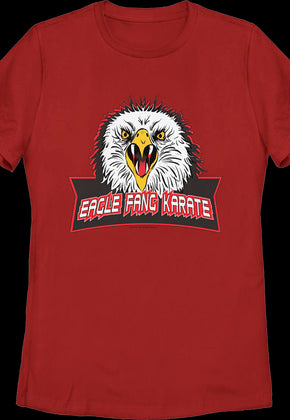 Womens Eagle Fang Karate Logo Cobra Kai Shirt