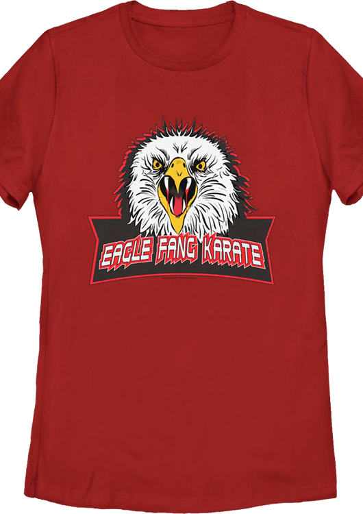 Womens Eagle Fang Karate Logo Cobra Kai Shirt - main product image