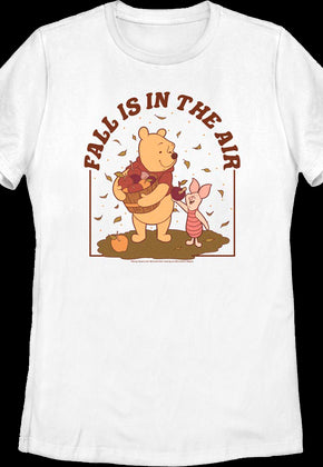 Womens Fall Is In The Air Winnie The Pooh Shirt
