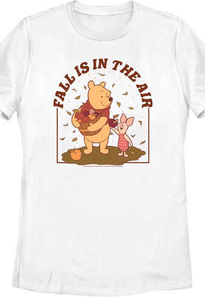 Womens Fall Is In The Air Winnie The Pooh Shirt