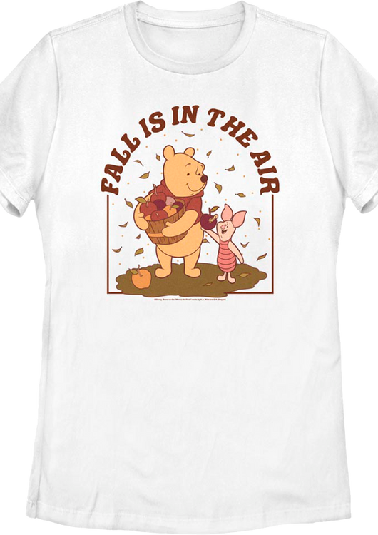 Womens Fall Is In The Air Winnie The Pooh Shirt - main product image