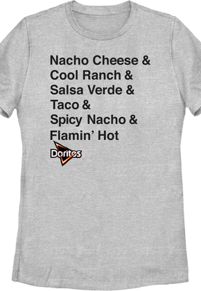 Womens Flavors Doritos Shirt