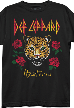 Womens Floral Hysteria Def Leppard Shirt