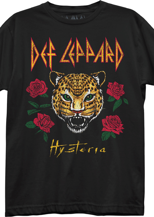 Womens Floral Hysteria Def Leppard Shirt - main product image