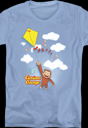 Womens Fly a Kite Curious George Shirt