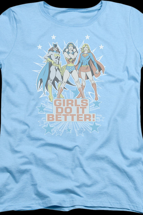 Womens Girls Do It Better DC Comics Shirtmain product image