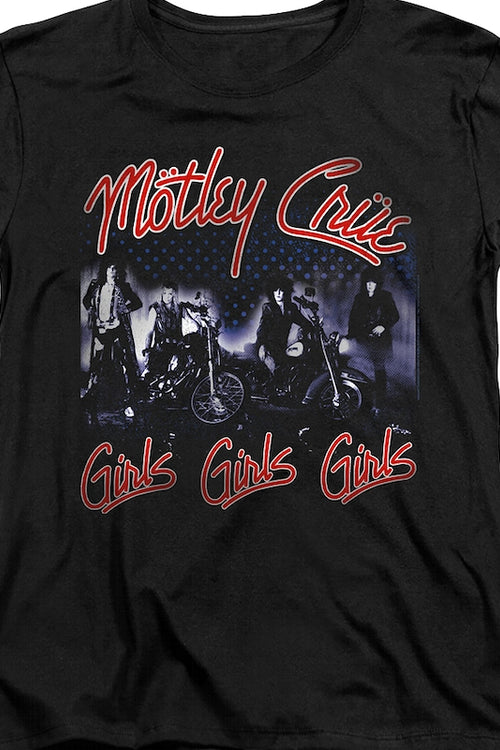 Womens Girls Girls Girls Motley Crue Shirtmain product image