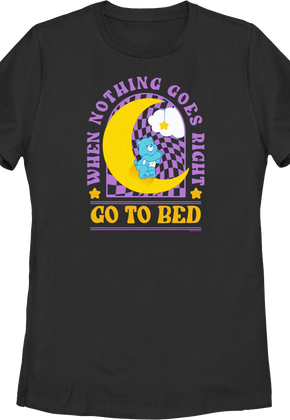 Womens Go To Bed Care Bears Shirt