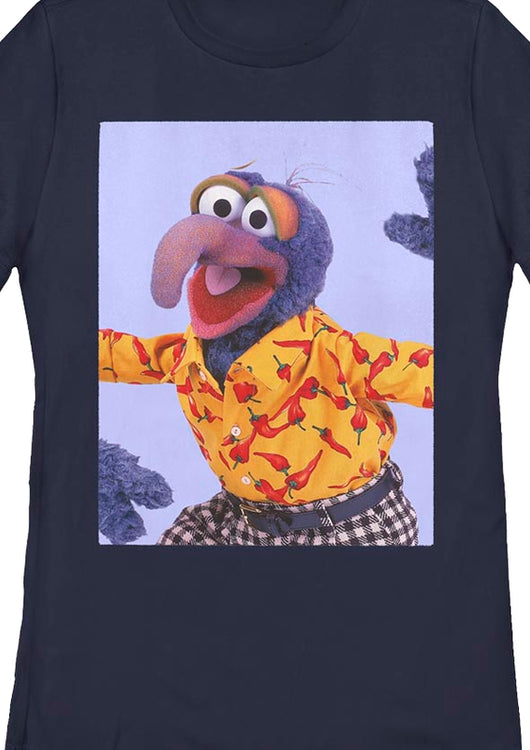 Blue Womens Gonzo Muppets Shirt - main product image
