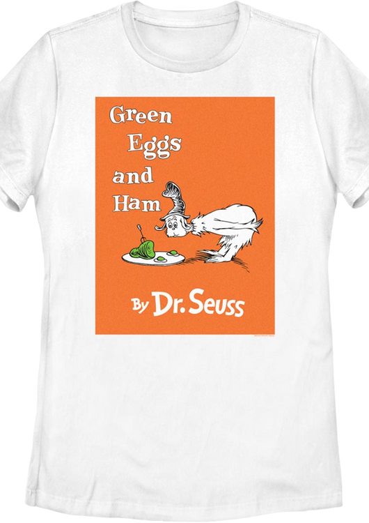 Womens Green Eggs And Ham Cover Dr. Seuss Shirt - main product image