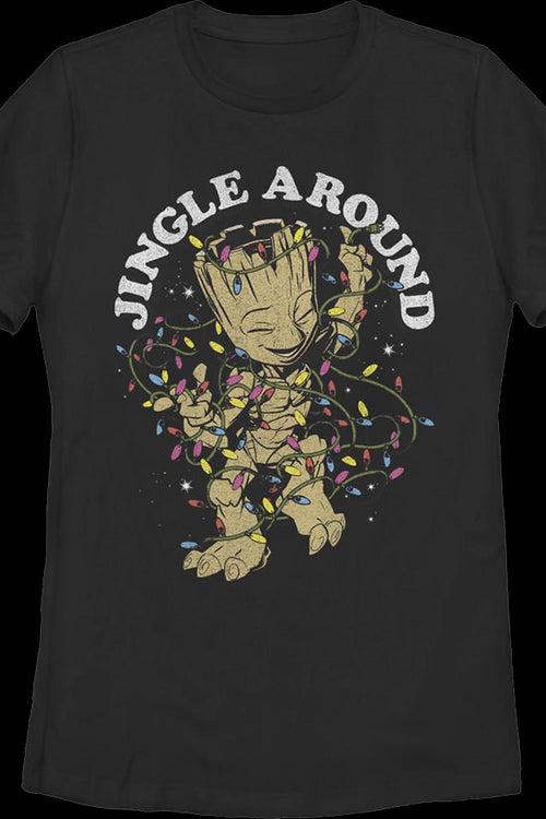 Womens Groot Jingle Around Marvel Comics Shirtmain product image