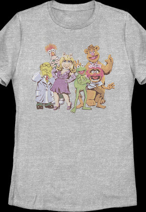 Womens Group Picture Muppets Shirt