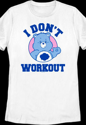 Womens Grumpy Bear I Don't Workout Care Bears Shirt
