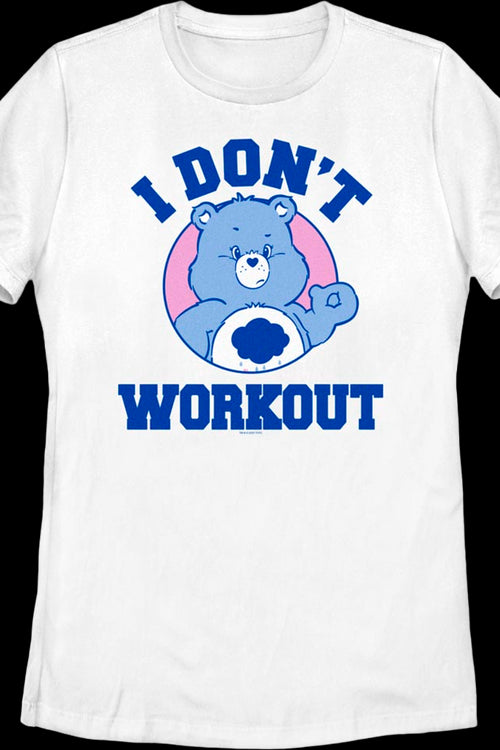 Womens Grumpy Bear I Don't Workout Care Bears Shirtmain product image
