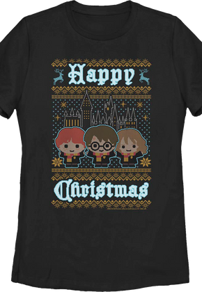 Womens Happy Christmas Harry Potter Shirt