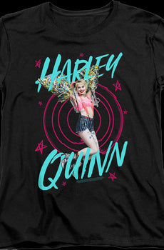 Womens Harley Quinn Target Birds Of Prey Shirt
