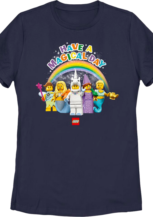 Womens Have A Magical Day Lego Shirt - main product image