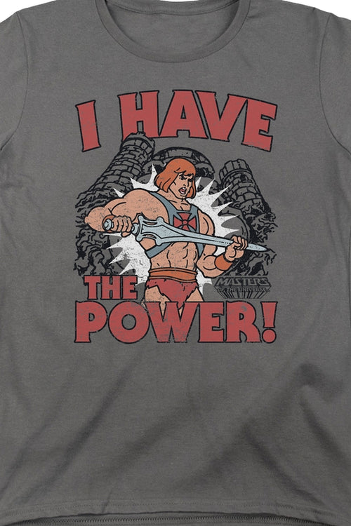 Womens He-Man I Have the Power Masters of the Universe Shirtmain product image