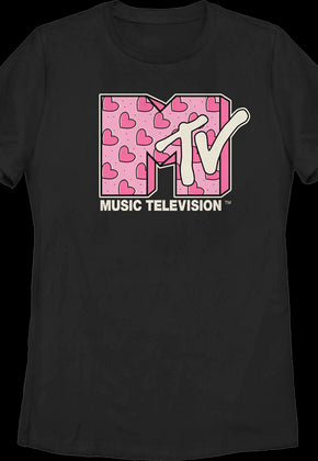Womens Hearts Logo MTV Shirt