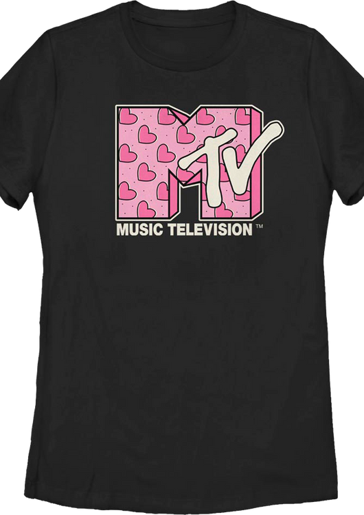 Womens Hearts Logo MTV Shirt - main product image