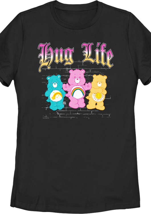 Womens Hug Life Care Bears Shirt - main product image