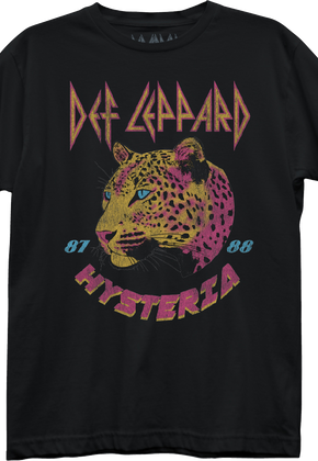 Womens Hysteria 87-88 Tour Def Leppard Shirt