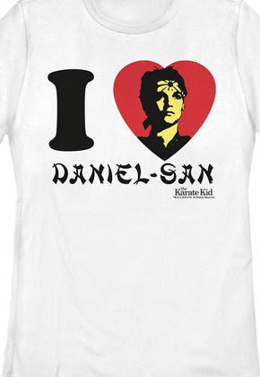 Womens I Love Daniel-San Karate Kid Shirt