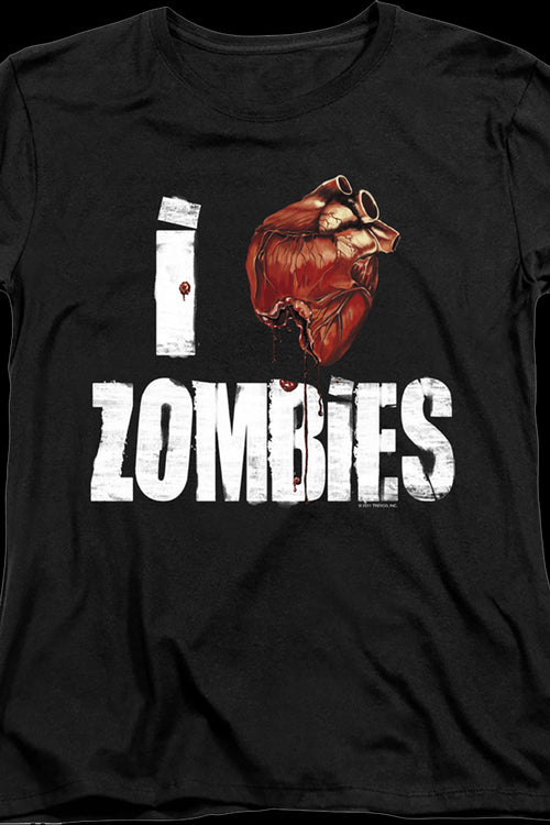 Womens I Love Zombies Shirtmain product image