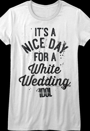 Womens It's A Nice Day For A White Wedding Shirt